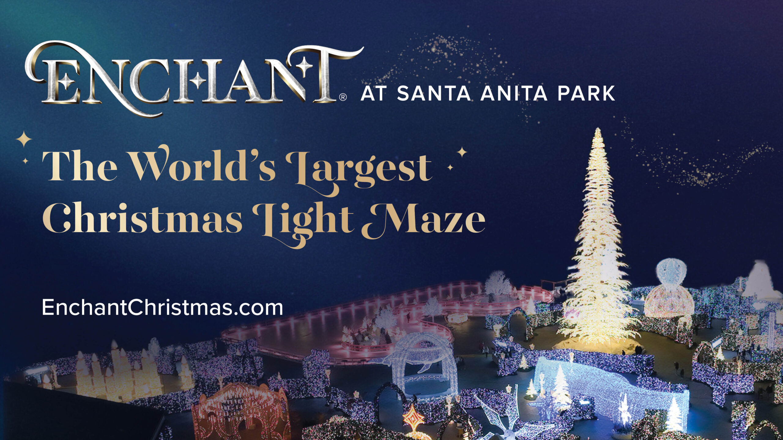 enchant at santa anita park banner