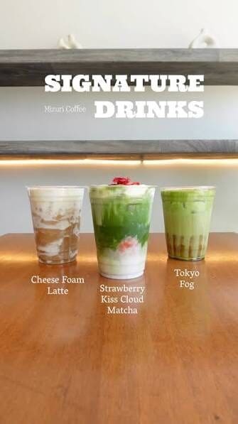 Creamy iced coffees and teas from Mizuri Tea and Coffee